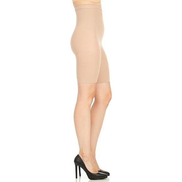 ASSETS by SPANX Women's High-Waist Mid-Thigh Super Control Shaper Nude 6 NWT - Picture 3 of 12